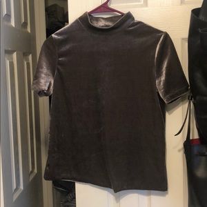 Zara high neck t shirt